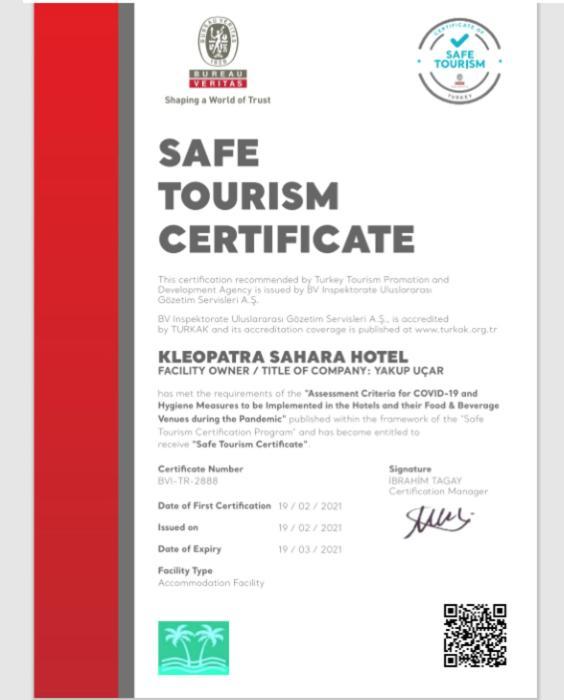 Kleopatra Sahara Hotel Alanya Esterno foto